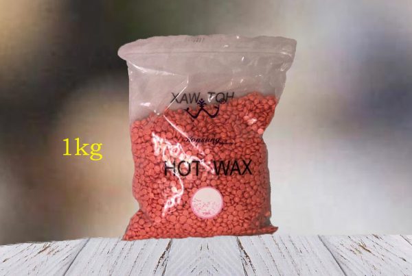 La cire est disponible de 100g à 2kg